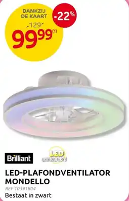 Brico LED plafondventilator mondello aanbieding