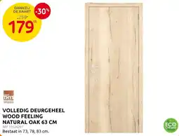 Brico Volledig deurgeheel wood feeling natural oak aanbieding