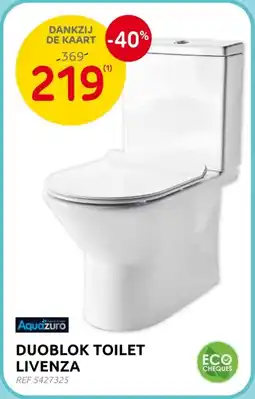 Brico Aquazuro Duoblok Toilet Livenza aanbieding