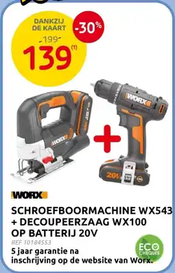 Brico Worx aanbieding