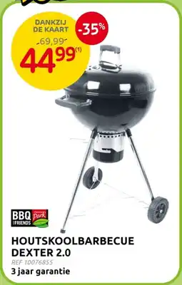 Brico Houtskoolbarbecue Dexter 2.0 aanbieding