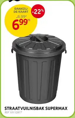 Brico Straatvuilnisbak Supermax aanbieding