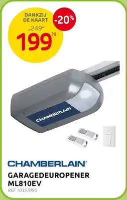 Brico Chamberlain garagedeuropener ML810EV aanbieding