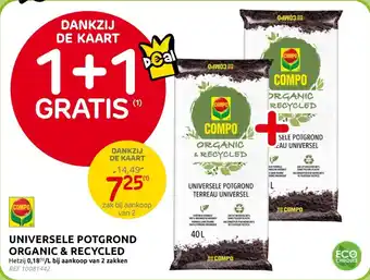 Brico Compo Universele Potgrond Organic & Recycled aanbieding