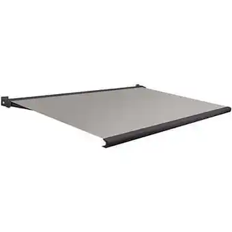 Brico Domasol zonnetent elektrisch met afstandsbediening ’Factor 20-A’ grijs 500 x 250 cm aanbieding