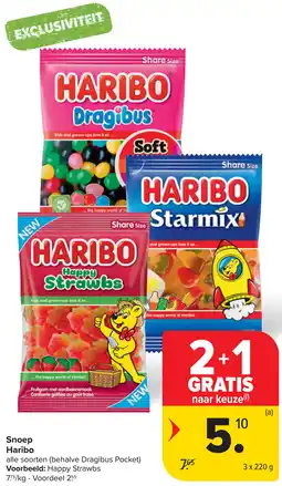 Carrefour Snoep Haribo aanbieding