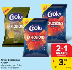 Carrefour Chips Explosions Croky aanbieding