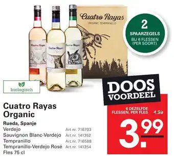 Sligro Cuatro Rayas Organic aanbieding