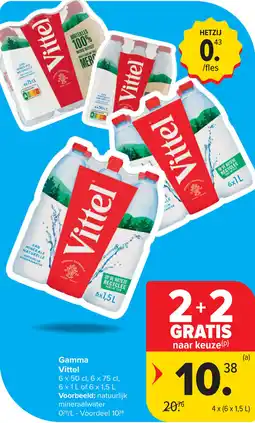 Carrefour Vittel Gamma aanbieding