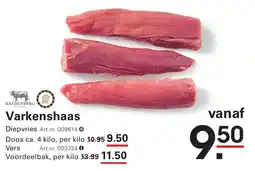 Sligro Varkenshaas aanbieding