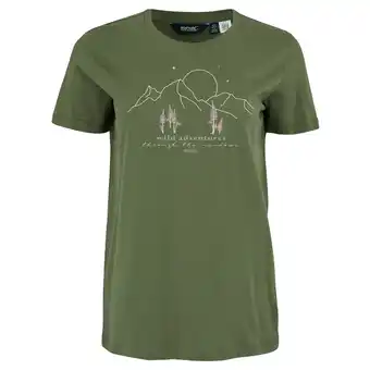 Decathlon Dames Filandra VX Wild Adventures TShirt (Groen) aanbieding