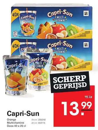 Sligro Capri-Sun aanbieding