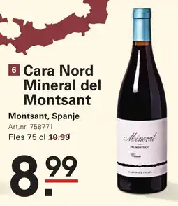 Sligro Cara Nord Mineral del Montsant aanbieding