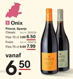 Sligro Onix Priorat, Spanje Classic aanbieding