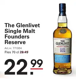 Sligro The Glenlivet Single Malt Founders Reserve aanbieding