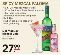 Sligro Del Maguey Mezcal Vida aanbieding