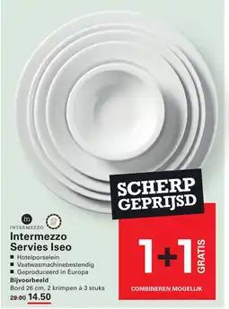 Sligro Intermezzo Servies Iseo aanbieding
