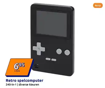 Action Retro spelcomputer aanbieding