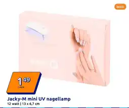 Action Jacky-M mini UV nagellamp aanbieding