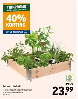 GAMMA Moestuinbak aanbieding