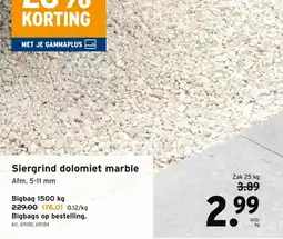 GAMMA Bigbag 1500 kg aanbieding
