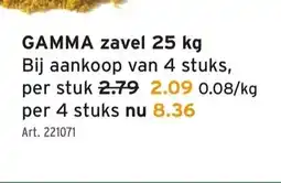 GAMMA GAMMA zavel 25 kg aanbieding