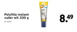 GAMMA Polyfilla Instant vuller wit 330 g aanbieding