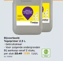 GAMMA Tegelprimer 2,5 L aanbieding