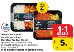 Carrefour Gamma Aziatische bereide gerechten Carrefour Traiteur World aanbieding