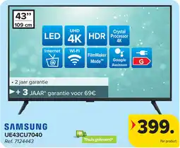 Carrefour Samsung UE43CU7040 aanbieding