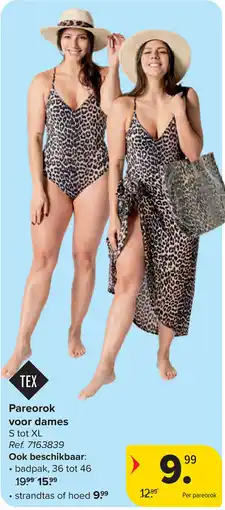 Carrefour TEX Pareorok voor dames aanbieding
