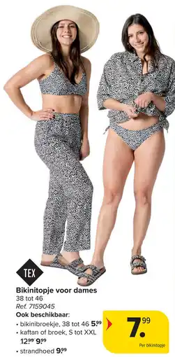 Carrefour TEX Bikinitopje voor dames aanbieding