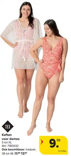 Carrefour TEX Kaftan voor dames aanbieding