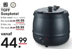 Sligro TGFF Soepketel aanbieding