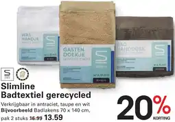 Sligro Slimline Badtextiel gerecycled aanbieding