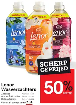 Sligro Lenor Wasverzachters aanbieding