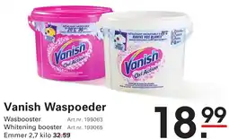 Sligro Vanish Waspoeder aanbieding