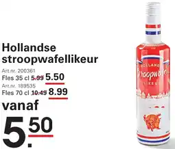 Sligro Hollandse stroopwafellikeur aanbieding