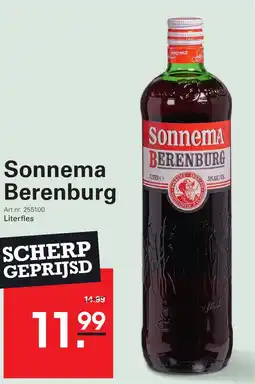 Sligro Sonnema Berenburg aanbieding