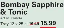 Sligro Bombay Sapphire & Tonic aanbieding
