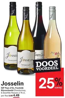Sligro Josselin aanbieding