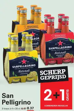 Sligro San pelligrino aanbieding