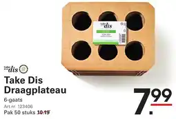 Sligro Take Dis Draagplateau aanbieding