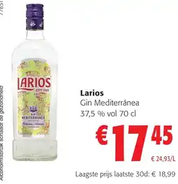 Colruyt Larios aanbieding