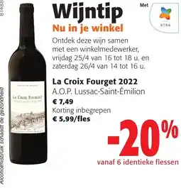 Colruyt La Croix Fourget 2022 aanbieding