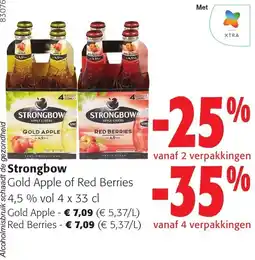 Colruyt Strongbow aanbieding
