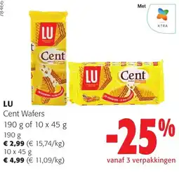 Colruyt LU Cent Wafers aanbieding