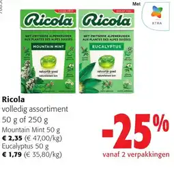Colruyt Ricola aanbieding