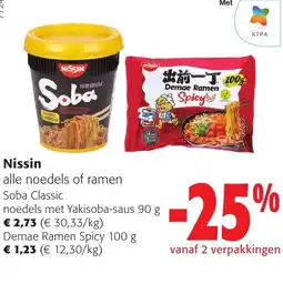 Colruyt Nissin aanbieding