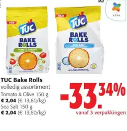 Colruyt TUC Bake Rolls aanbieding